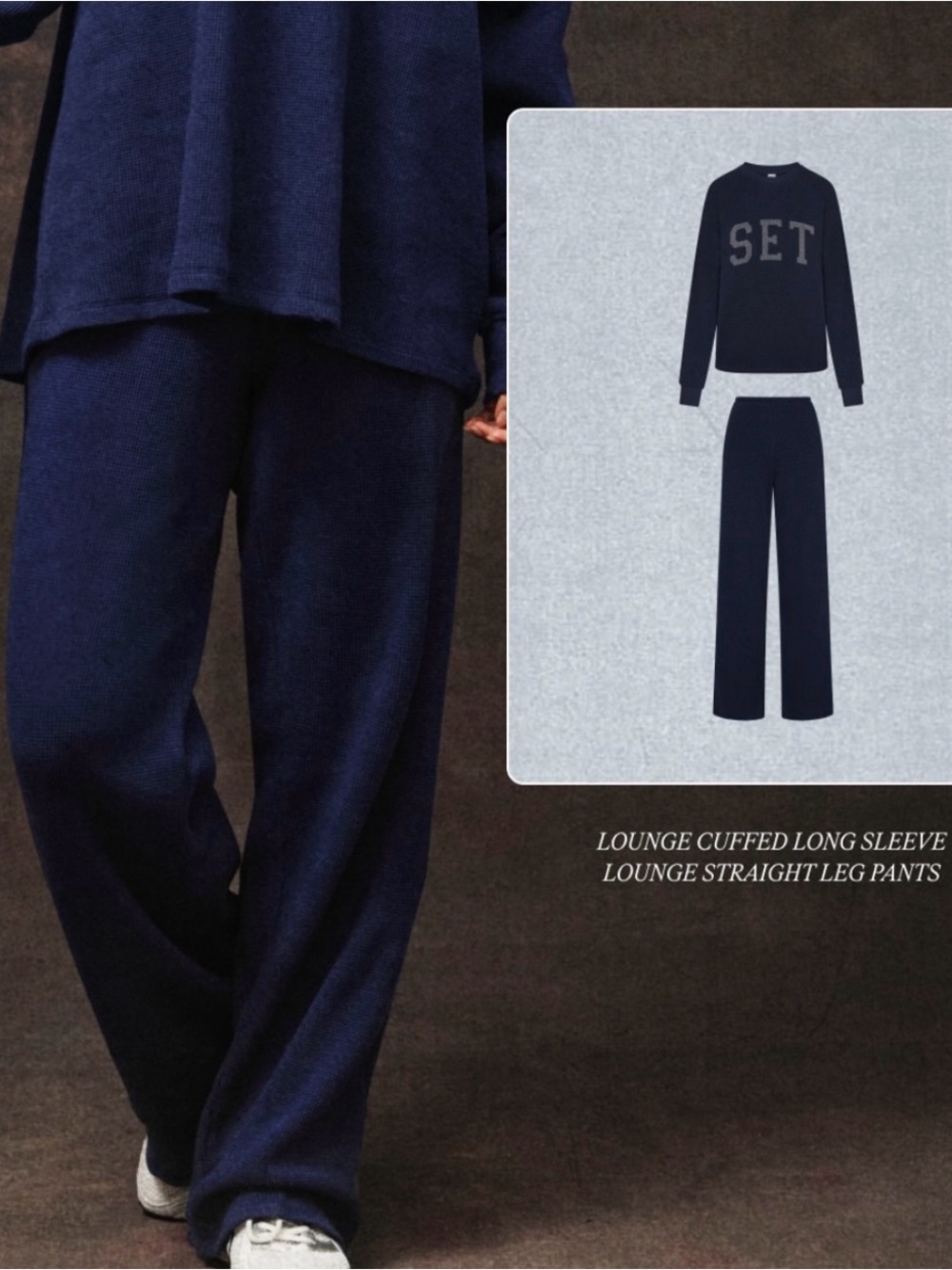 Set Active Lounge Straight Leg Pants